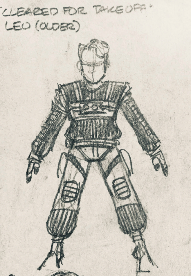 Rough early Leo suit concept