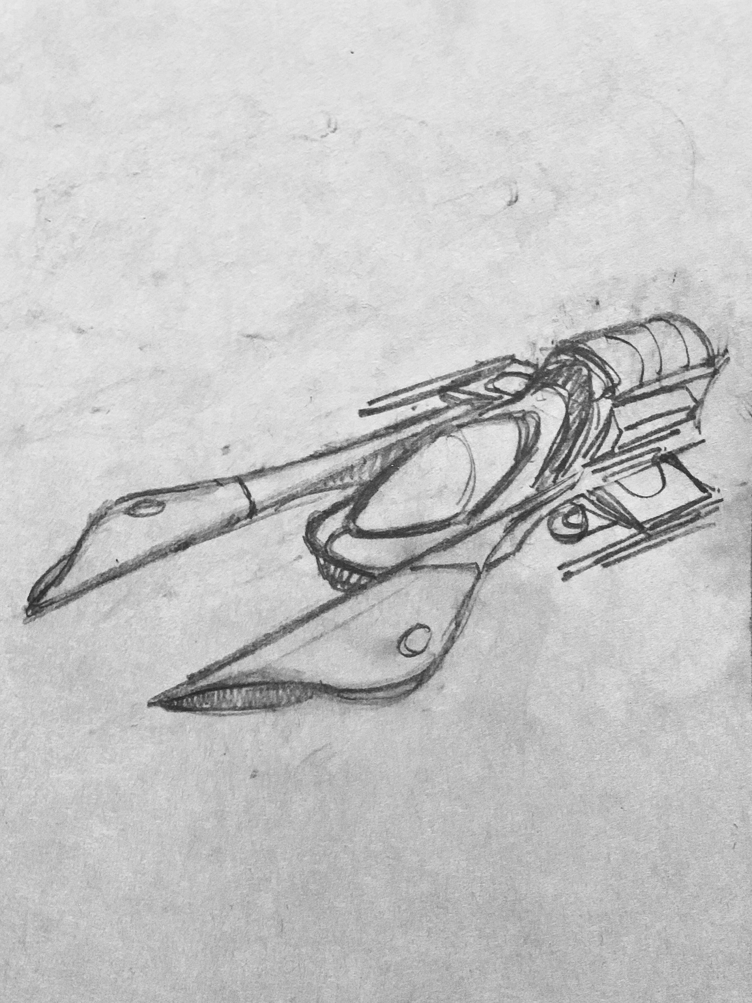 Early ship design sketch