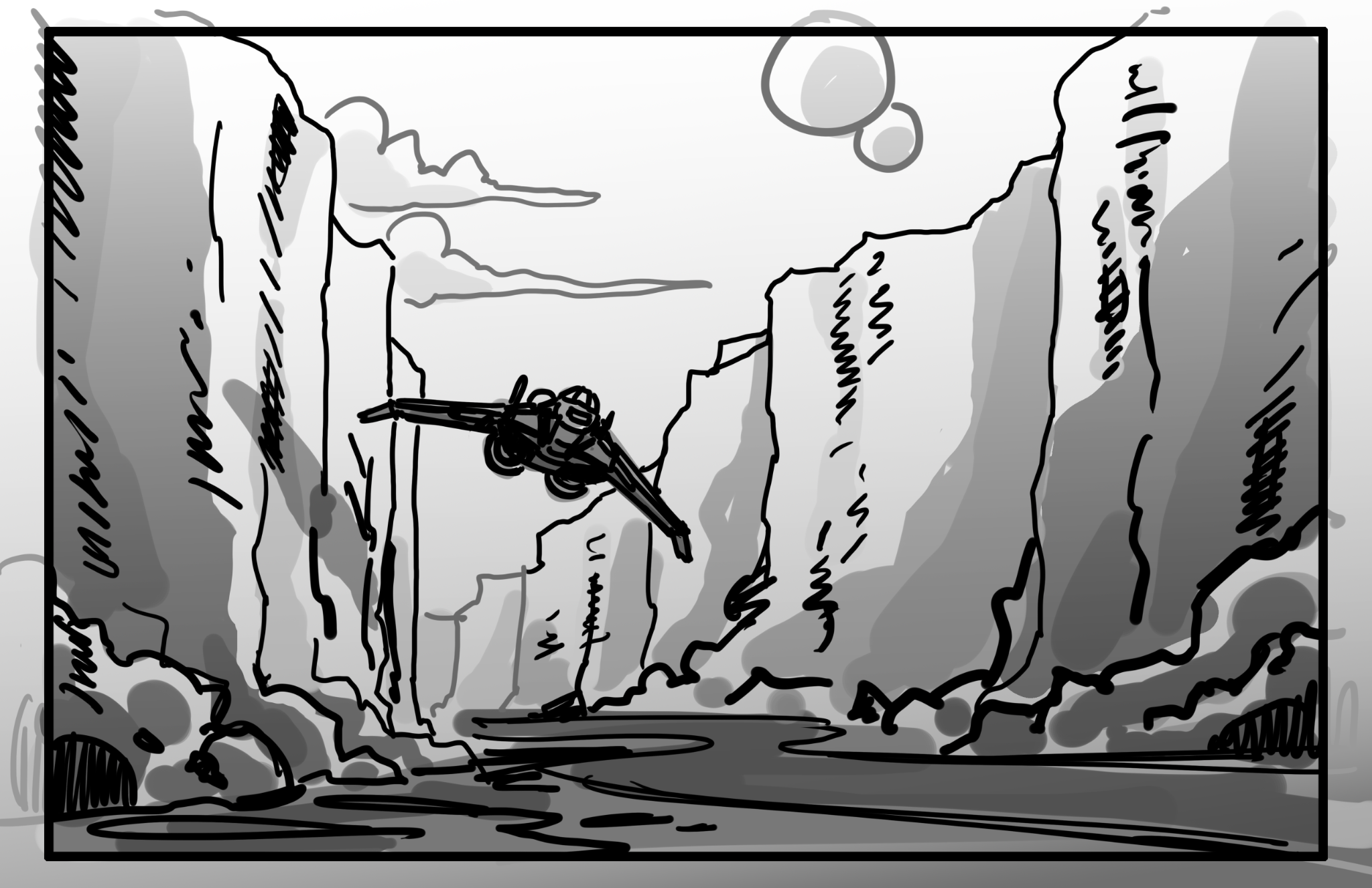 Storyboard panel, March 12, 2025