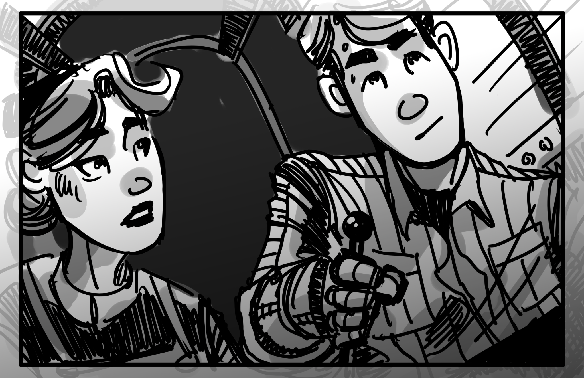 Storyboard panel, March 12, 2025
