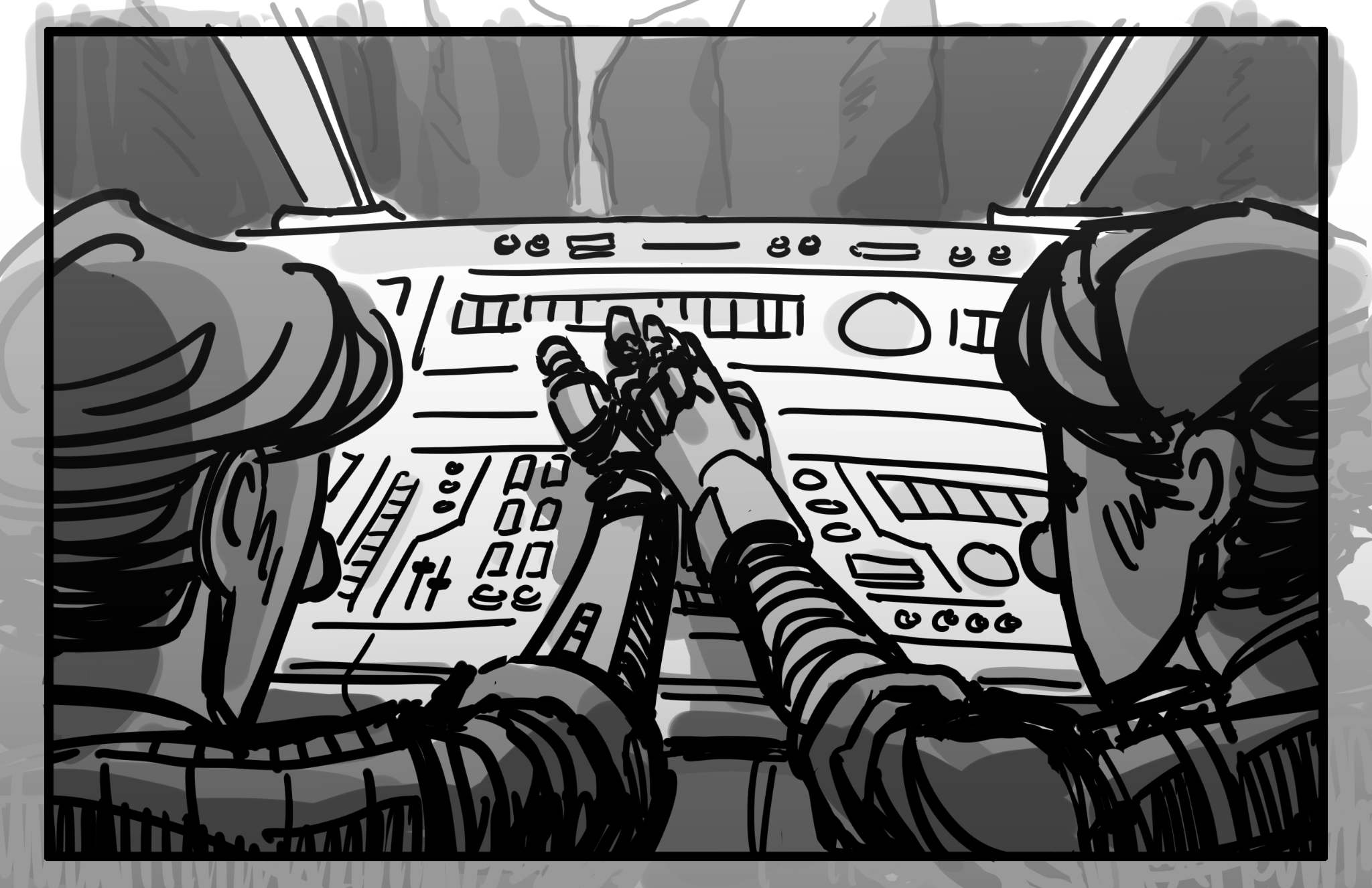 Storyboard panel, March 12, 2025