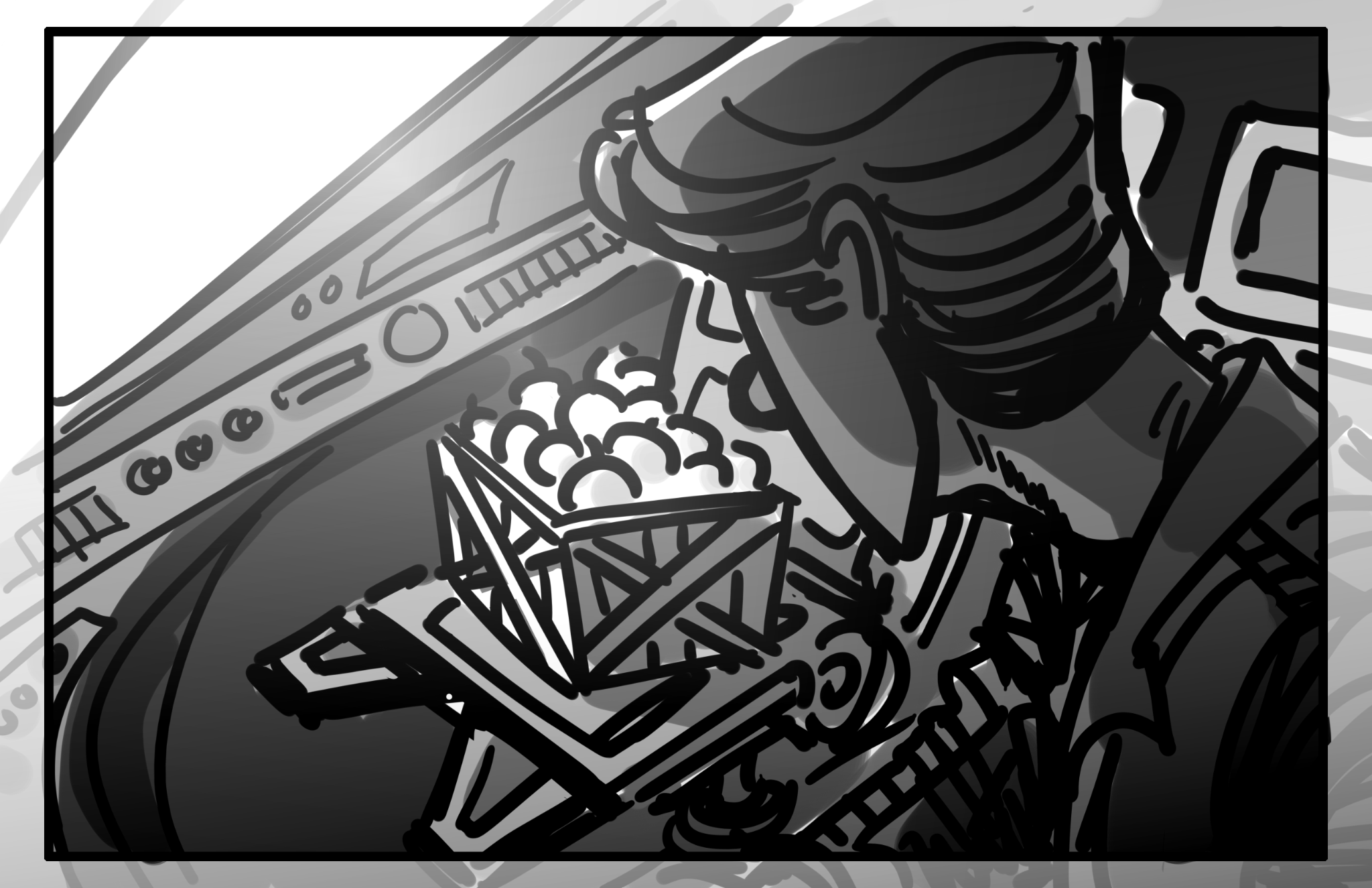 Storyboard panel, March 12, 2025