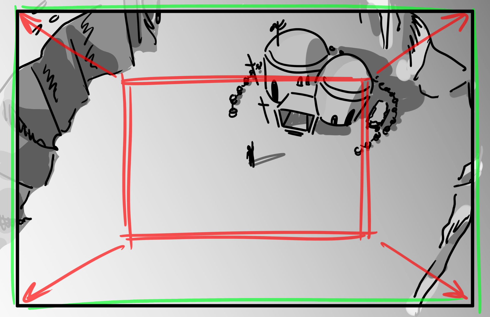 Storyboard panel, March 12, 2025