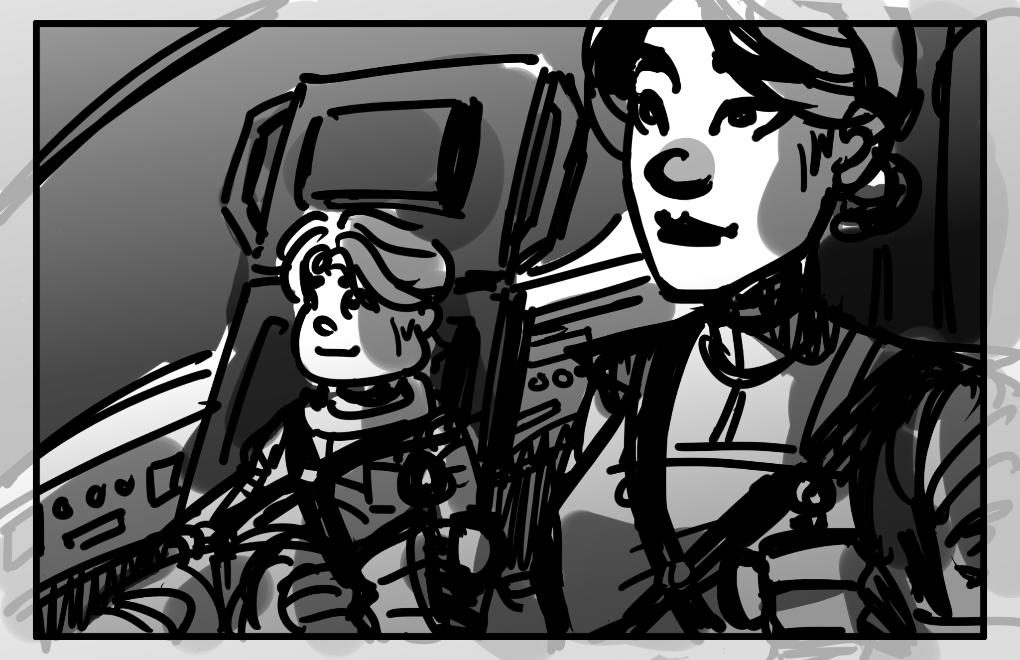 Storyboard panel, March 19, 2025