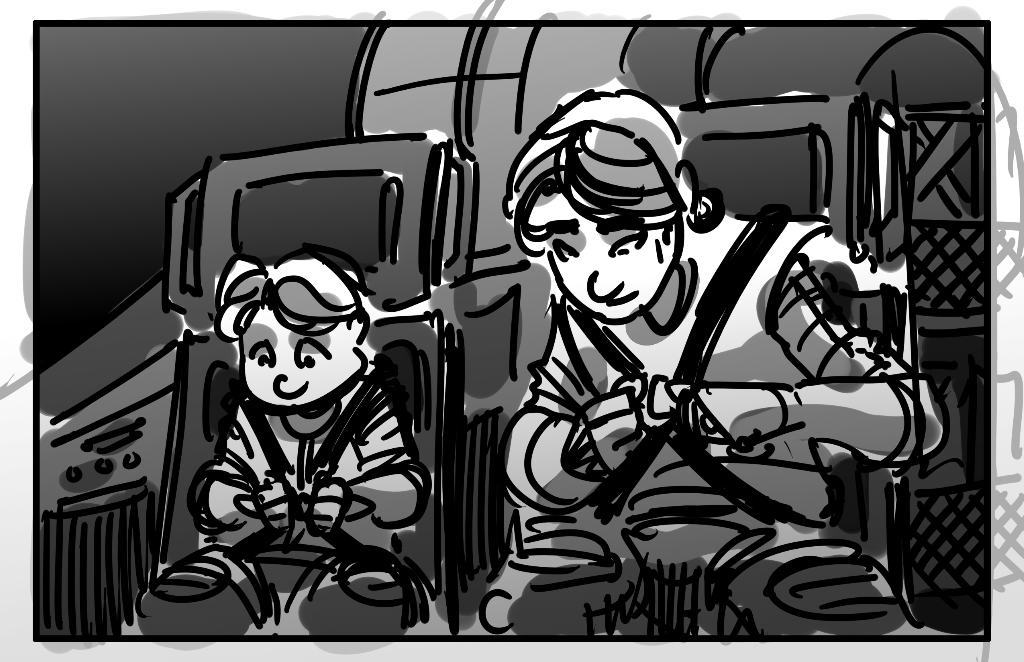 Storyboard panel, March 19, 2025