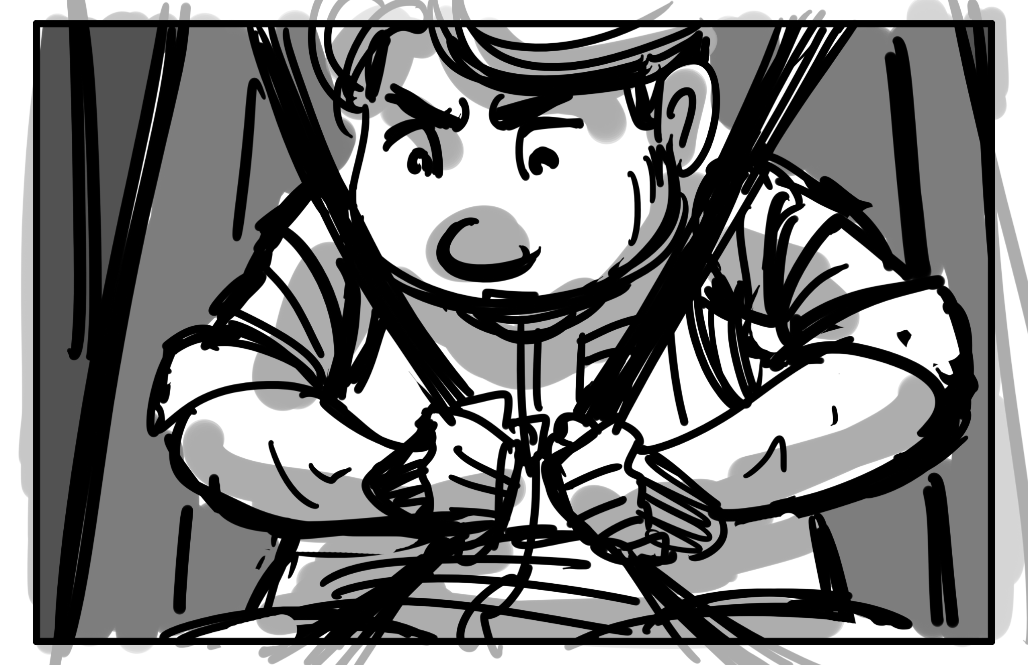 Storyboard panel, March 19, 2025