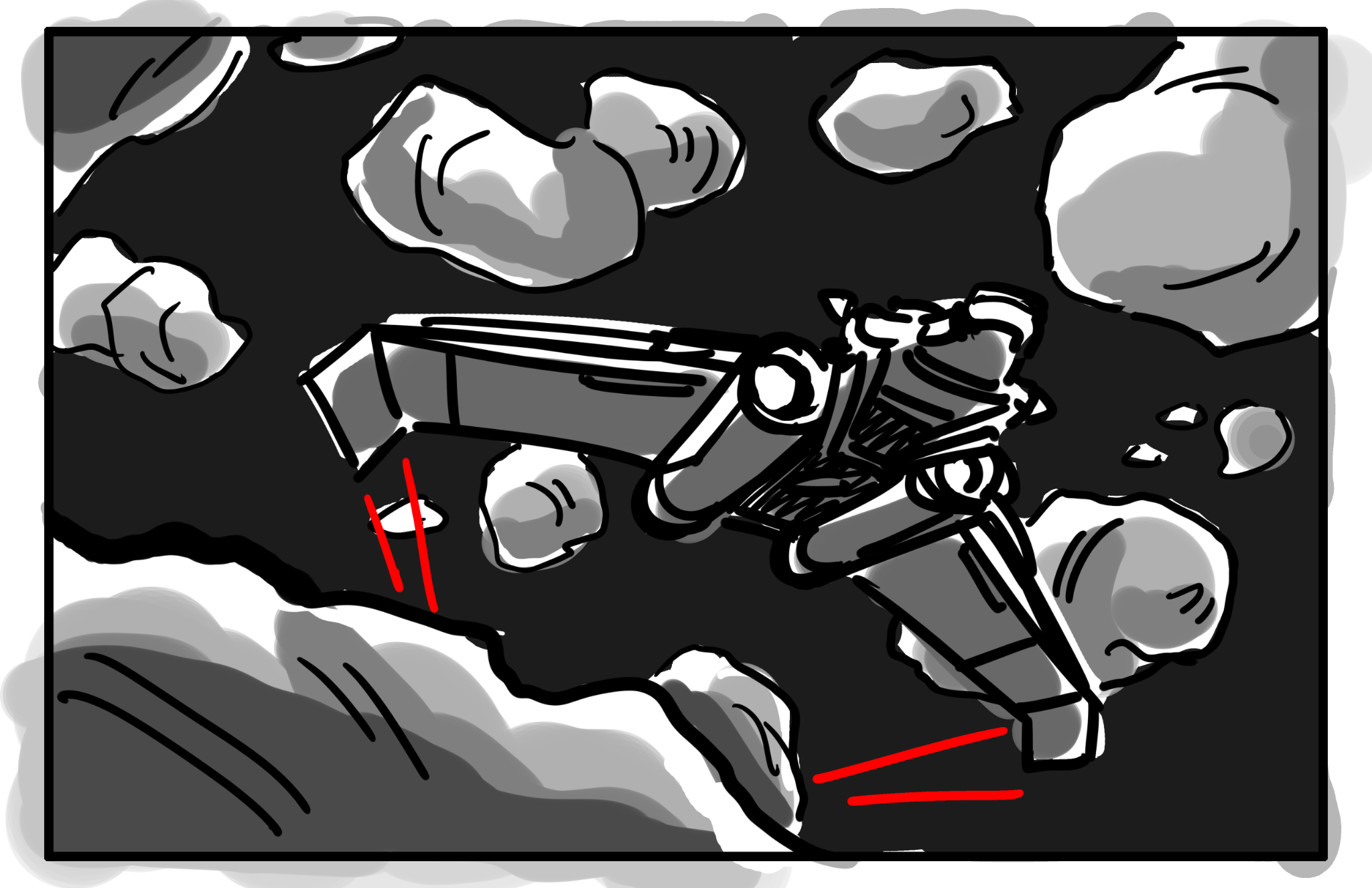 Storyboard panel, March 19, 2025