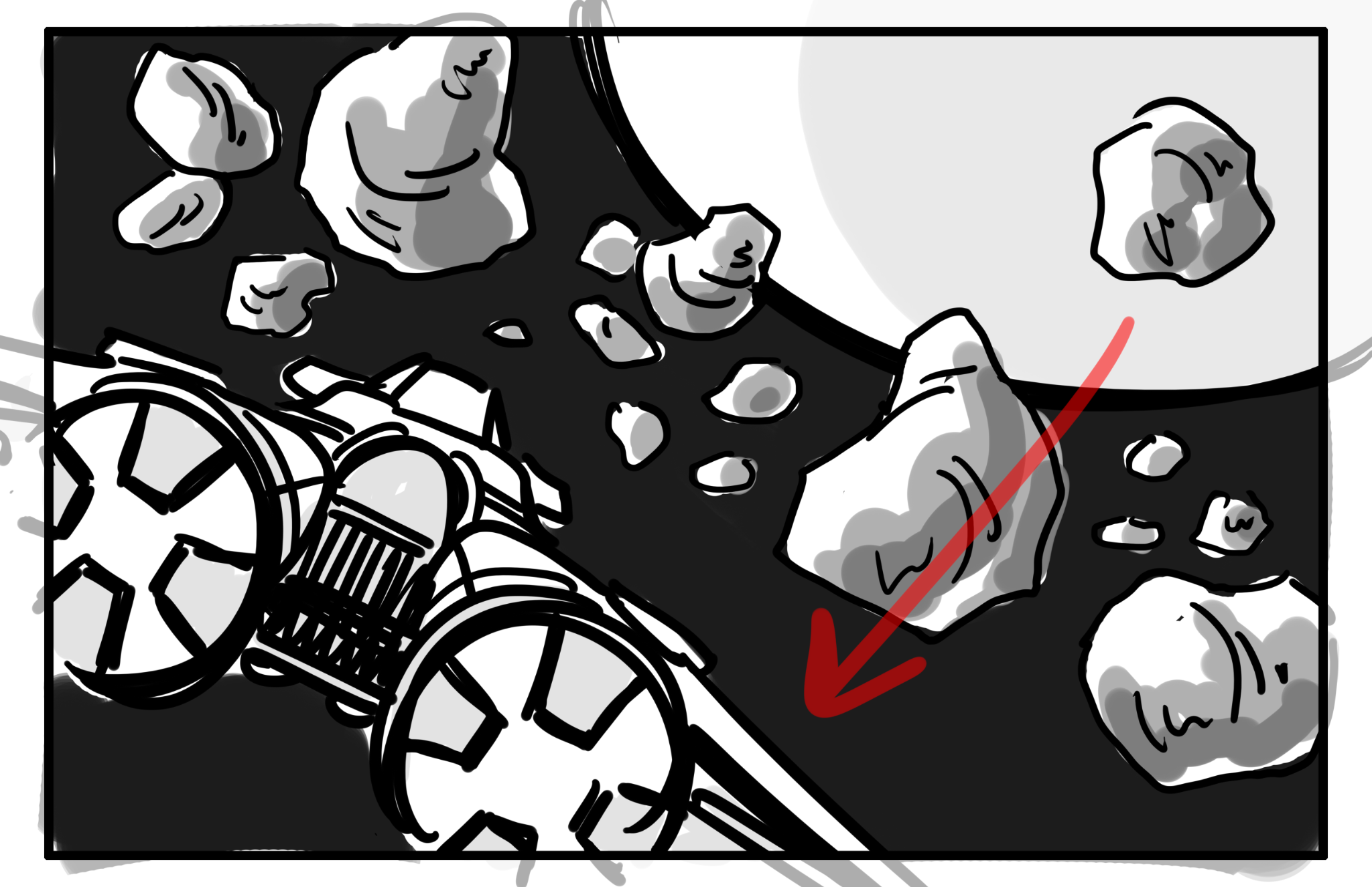 Storyboard panel, March 19, 2025