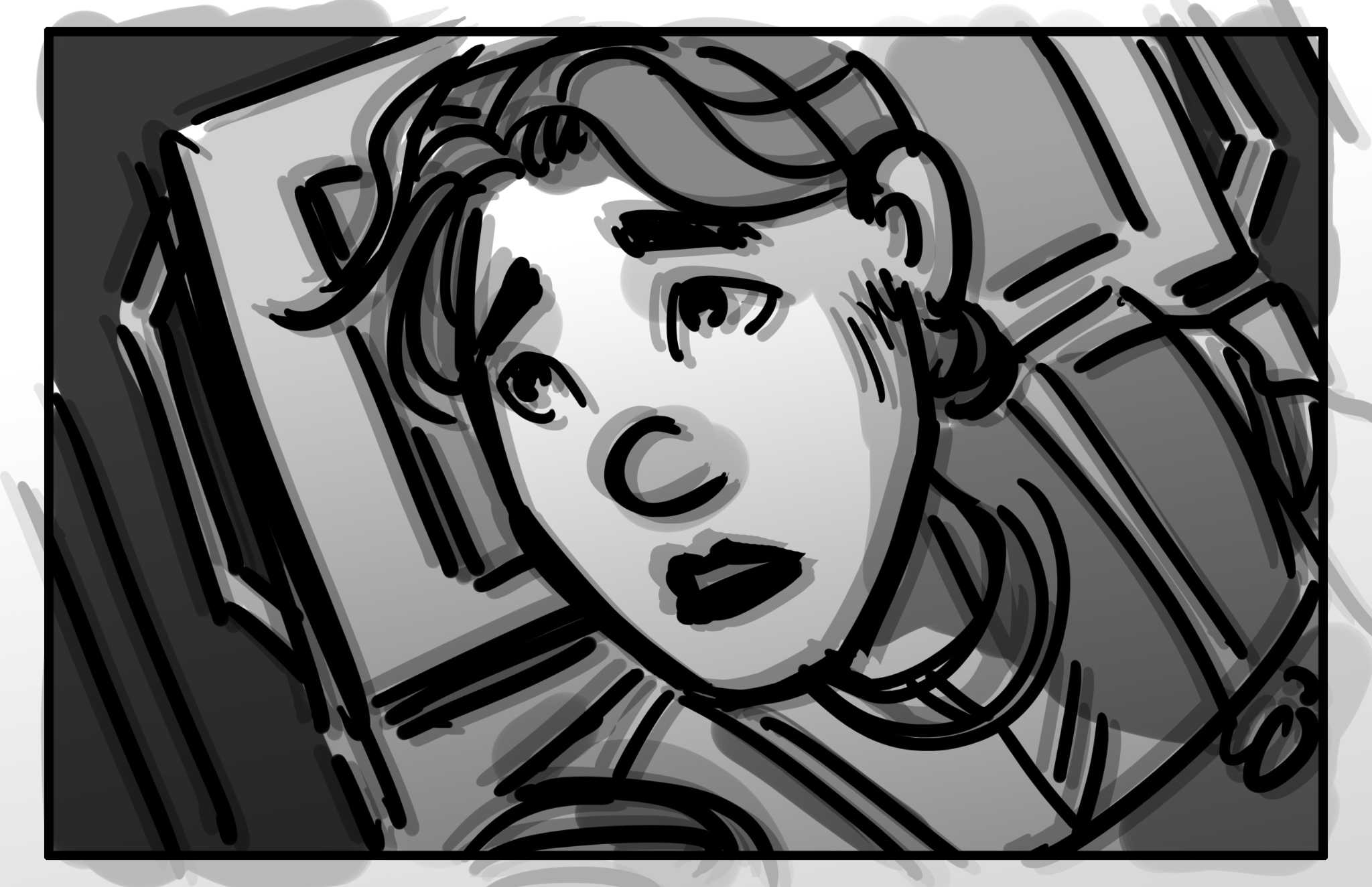 Storyboard panel, March 19, 2025