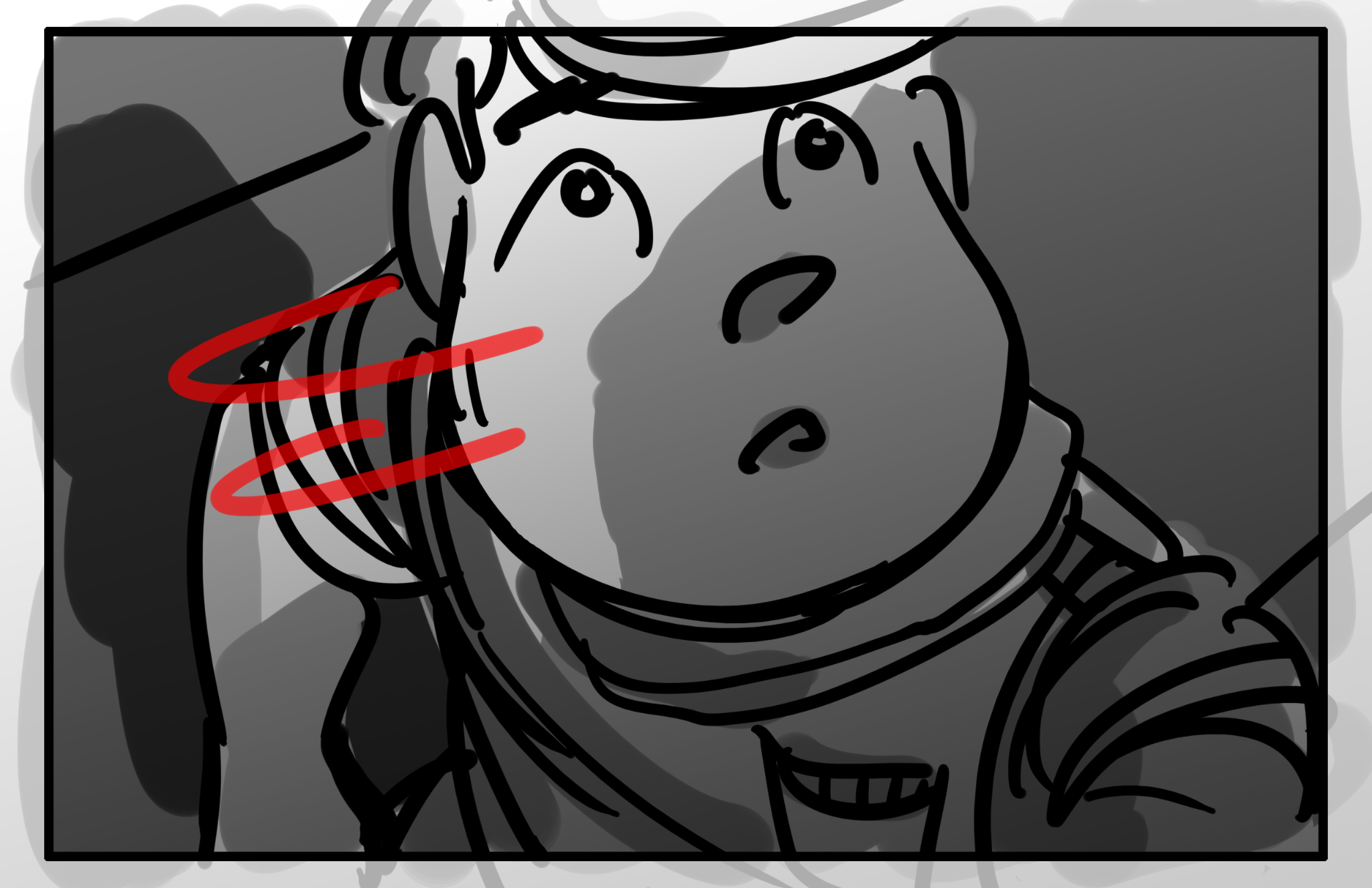 Storyboard panel, March 19, 2025