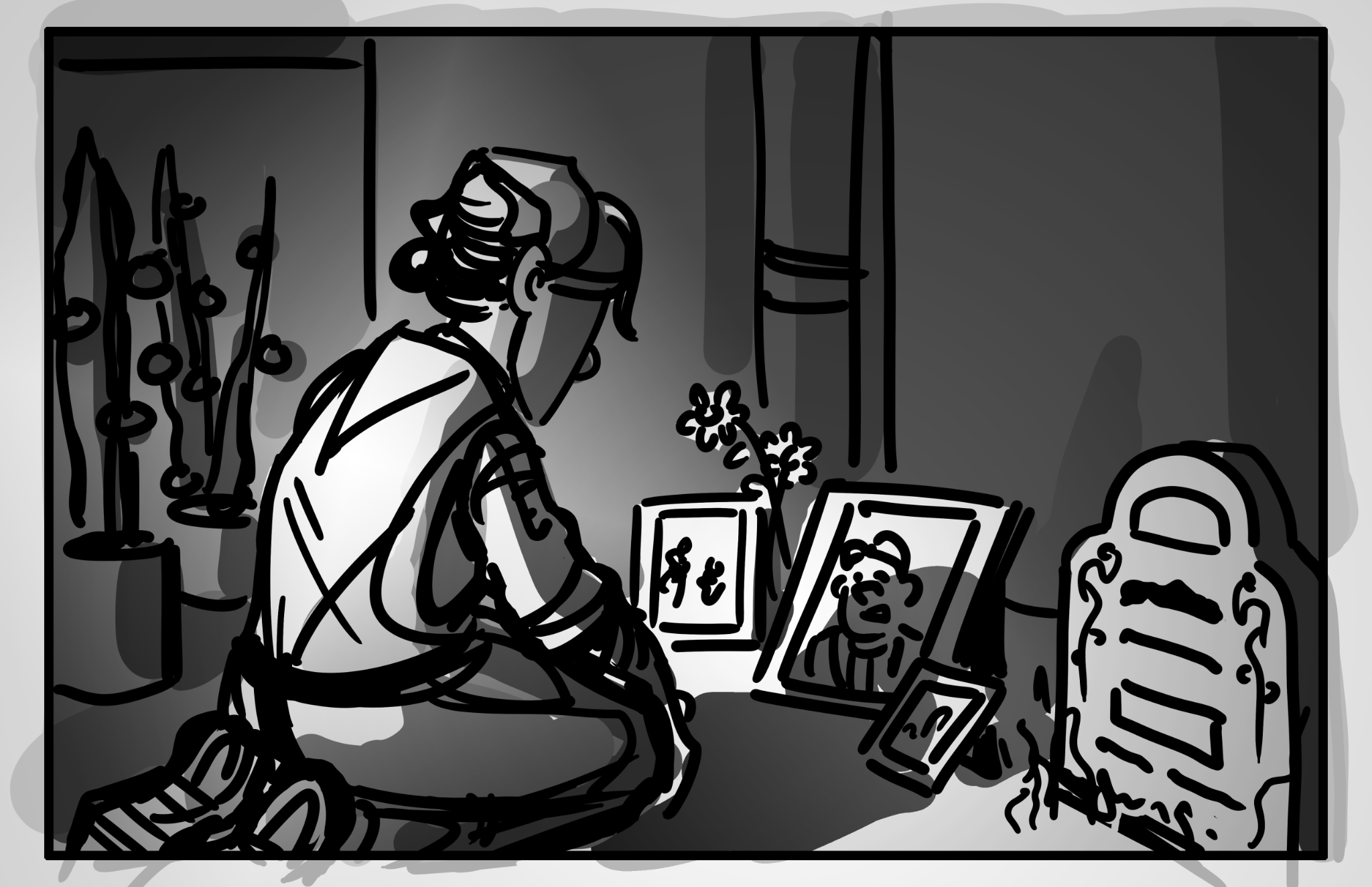 Storyboard panel, March 26, 2025