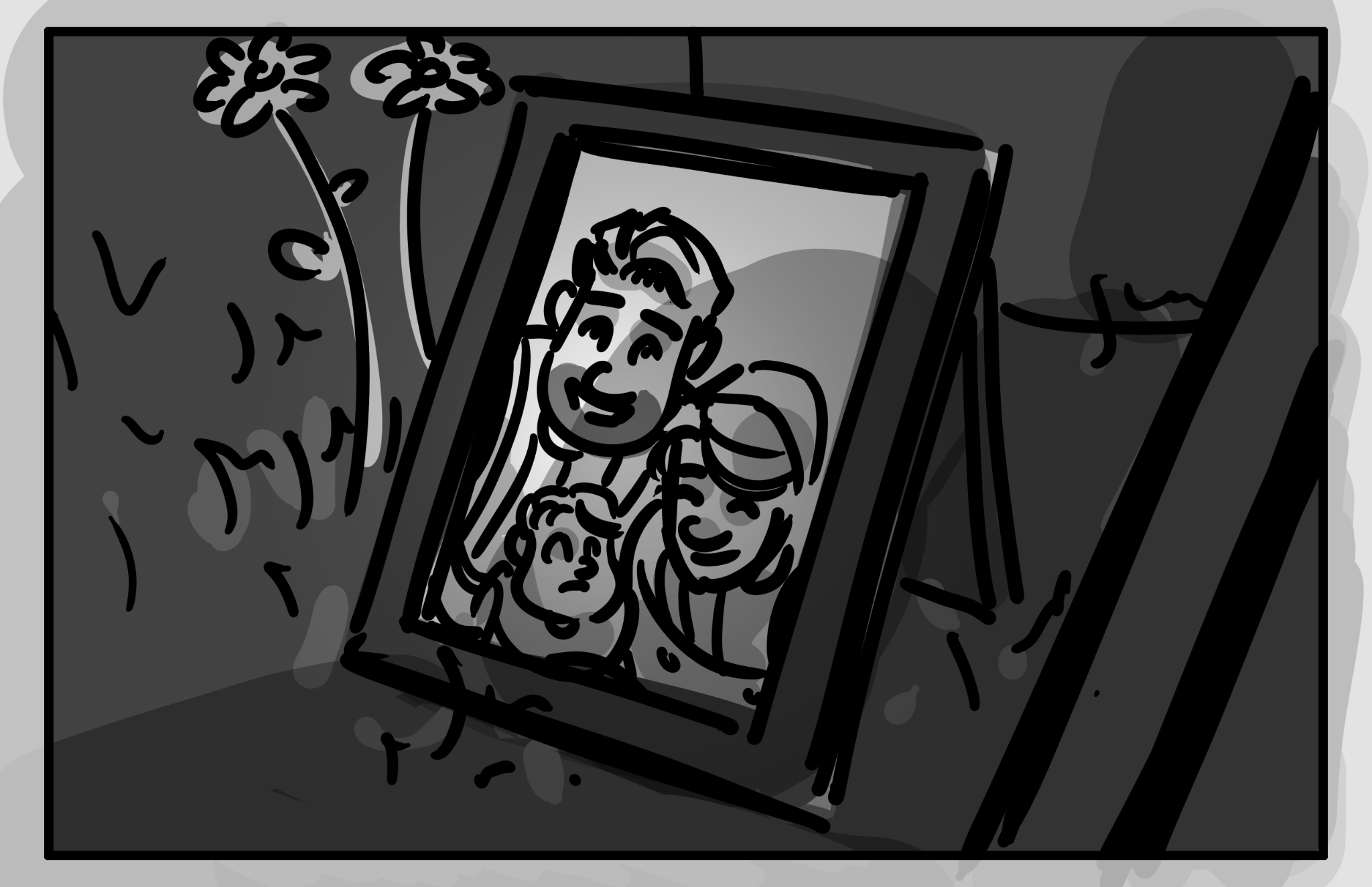 Storyboard panel, March 26, 2025
