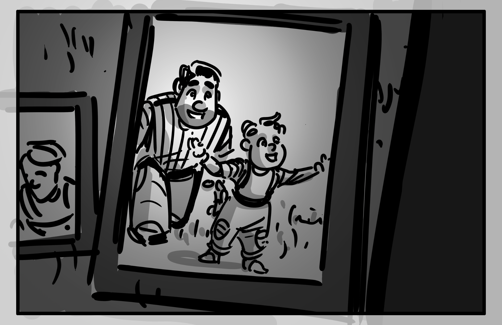 Storyboard panel, March 26, 2025