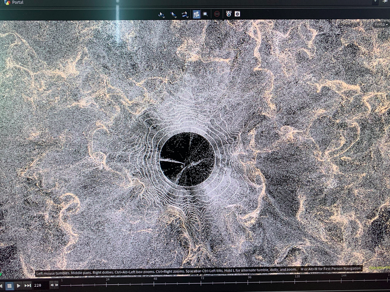 Early procedural VFX development for Godly Boy