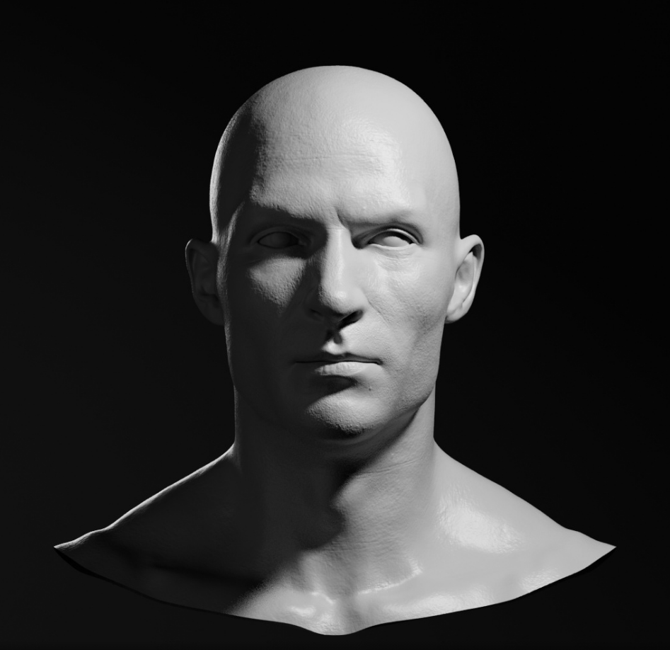 Rembrandt bust lighting study