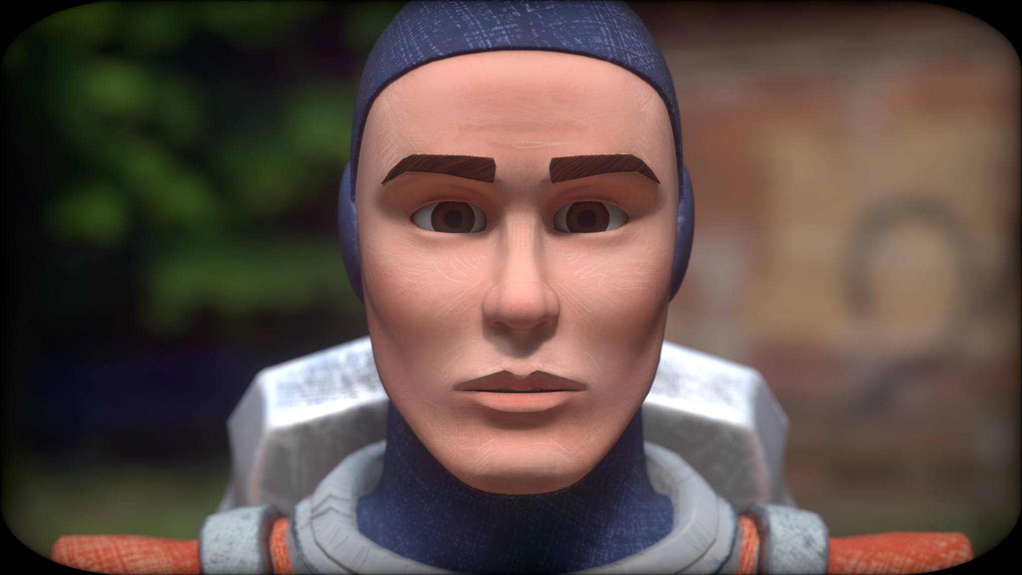 Final textured Spaceman character