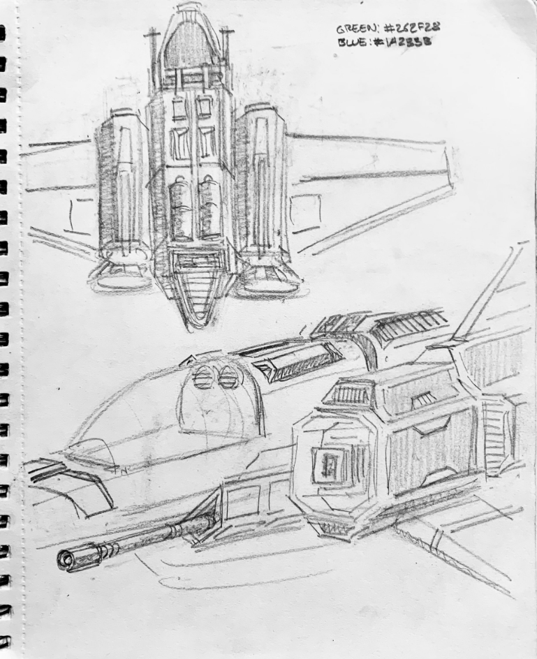 Spacecraft exterior design study