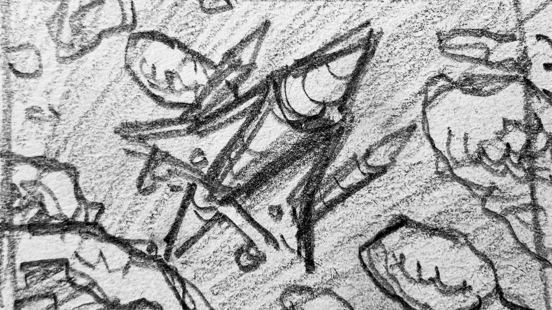 Rough Spaceman storyboard panel 10