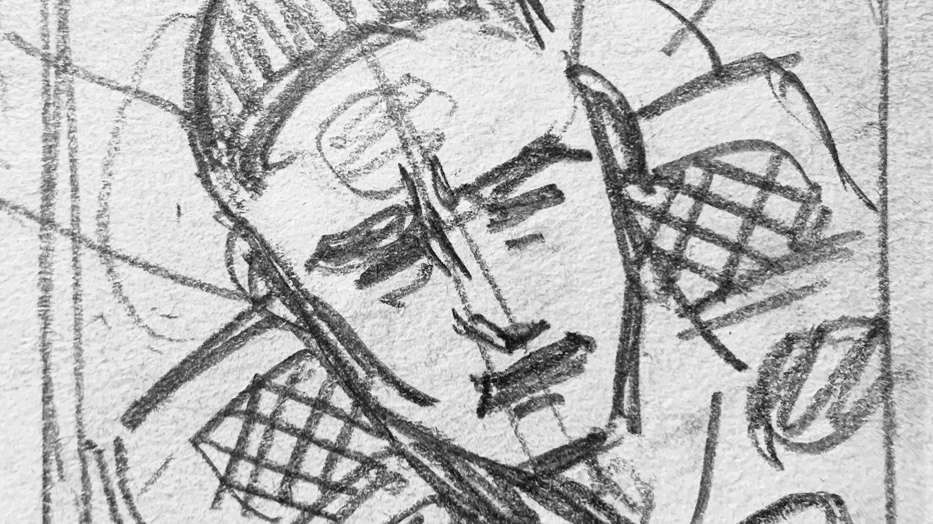 Rough Spaceman storyboard panel 15