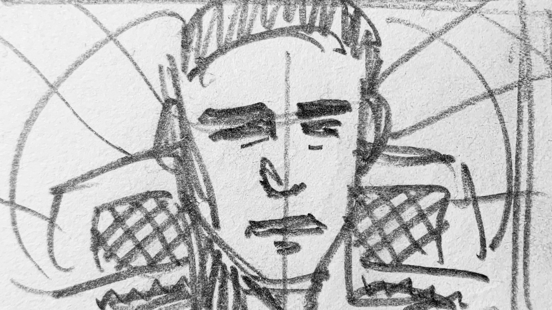 Rough Spaceman storyboard panel 16