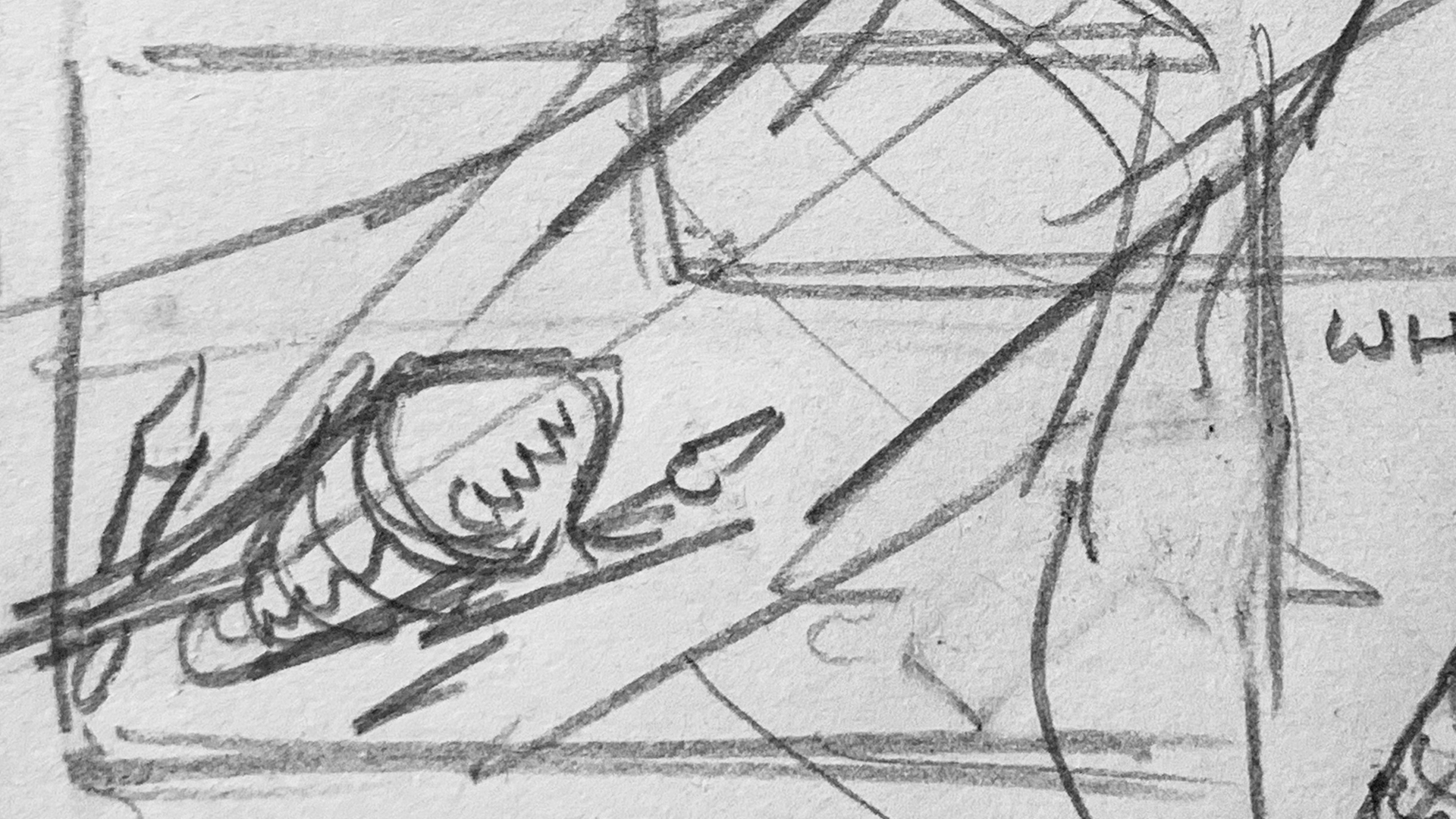 Rough Spaceman storyboard panel 21