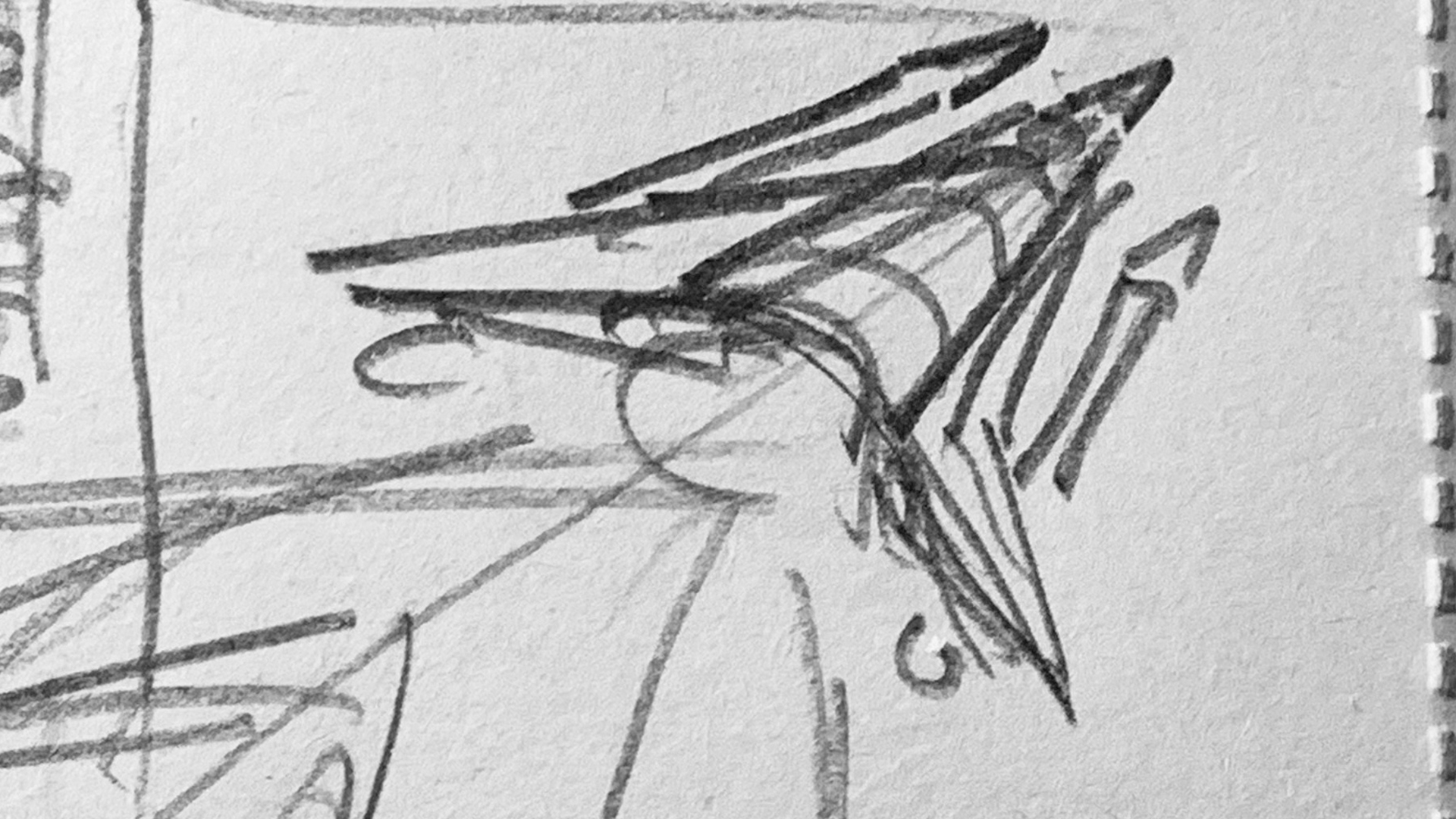 Rough Spaceman storyboard panel 23