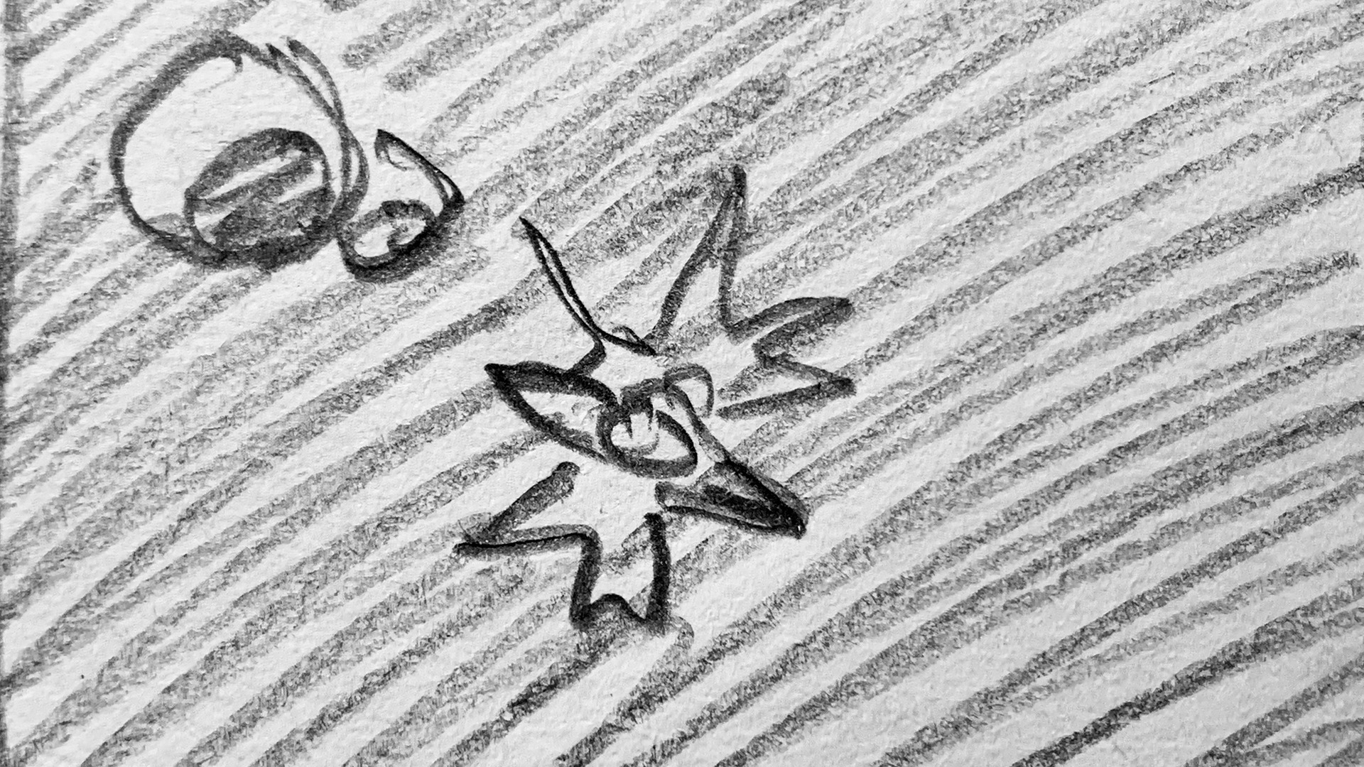 Rough Spaceman storyboard panel 24