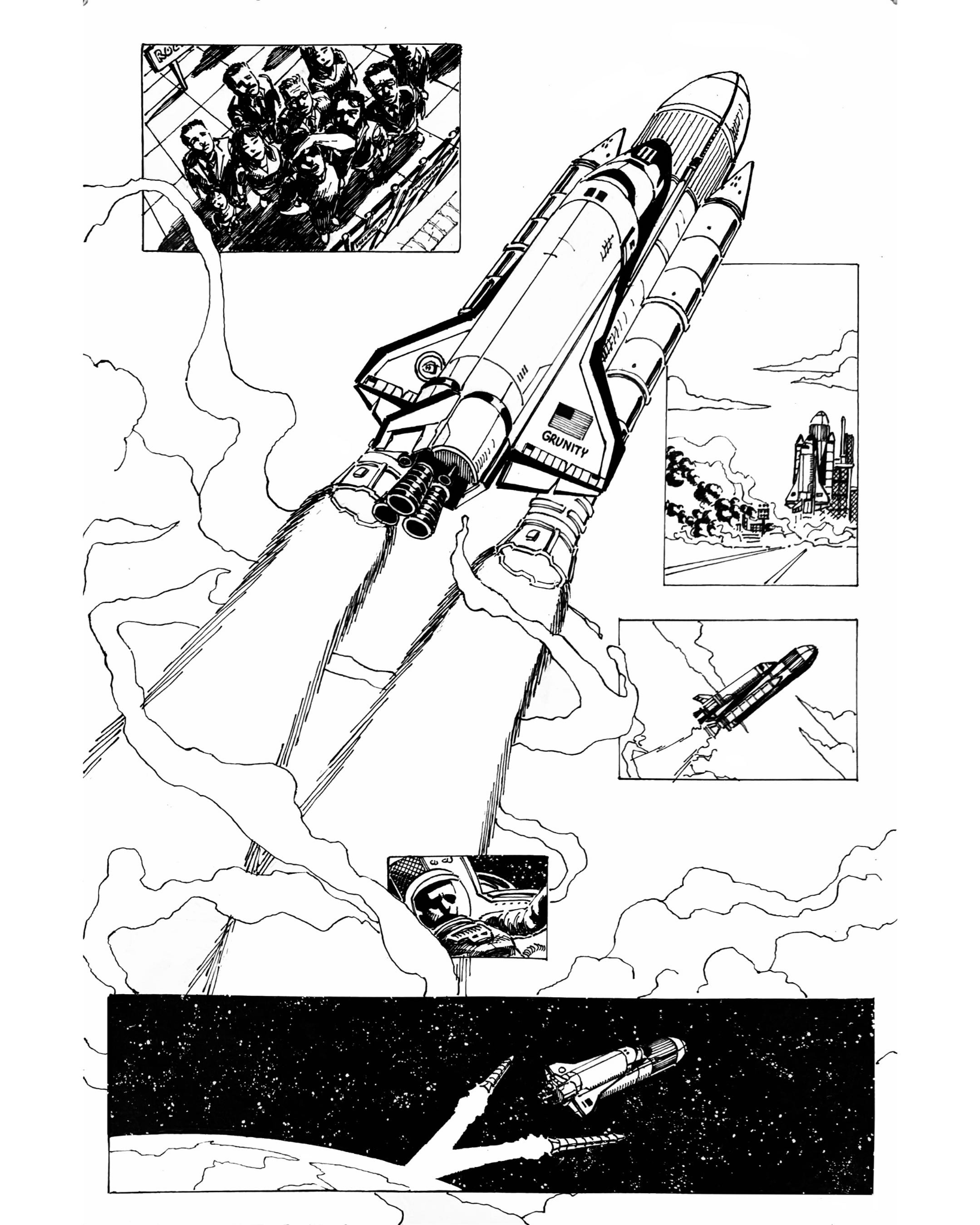 Takeoff ink process